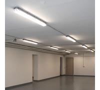 Lumière de Bain Lampe Humide Tubes Éclairage D'Atelier LED IP65 L 120 CM 8er De