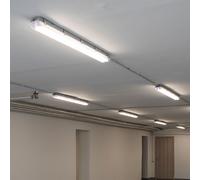 Lumière de Bain Plafonnier Zones Humides Blanc Neutre LED Garagenlampe 6er Set