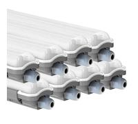 Lumière de Bain Zones Humides Lumière LED Tubes 6400K Garagenlampe Lampe 8er De