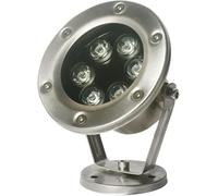 Lumière De Bassin sous-Marin Fontaine Rotative Lumière Ip68 étanche Basse Tension Ac12 / 24v Submersible en Acier Inoxydable LED Lumières De Piscine pour Fête en Plein, Red, 6W-AC24V