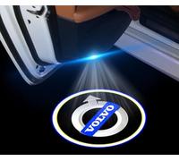 Lumière de Bienvenue de Porte de Voiture pour Volvo S90 V90 XC90 XC60 V60 V40 S80L S60L, Projecteurs de Porte Logo de Voiture Lumière, Eclairage Porte Voiture LumièRe Bienvenue,4PCS