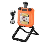 Lumière de camping : lumières LED de camping 3200 mAh, lampe magnétique rechargeable, LED pliable avec écran LCD | Lampe torche rechargeable pour tentes de patio extérieures, jardins, intérieurs et