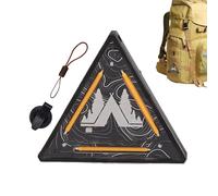 Lumière de camping portable : petite lanterne LED rechargeable et compacte, lumière magnétique à l'arrière, cordon de transport avec clip pour chapeau inclus | pour la randonnée, la randonnée, la