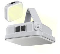 Lumière de camping solaire - lampe de sécurité rechargeable USB avec poignée | Lanterne portable en plein air avec une batterie LCD Affichage pour la cour de jardin de randonnée de jardin de randonnée