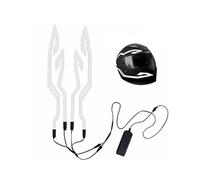 Lumière De Casque De Moto - Bande De Casque LED, Indicateur De Signal À Trois Modes | Autocollant Flexible De Lumières De Sécurité pour Conduite, Accessoire Haute Visibilité avec Scénario De