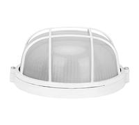 lumière de cloison,Lampe d'explosion de salle de sauna, étanche à l'humidité ronde anti-haute température lampe de salle de sauna grille ovale plafonnier pour chambre à coucher entrepôt emplaceme