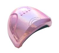 Lumière De Clou De Couleur Fraîche 24/48w Double Réglage De Puissance Led Uv Machine De Photothérapie Des Ongles Vernis À Ongles Durcissement Induction Sèche Prise Ue Rose