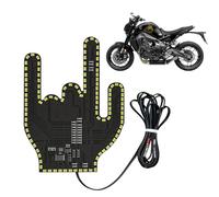 Lumière De Doigt De Voiture, Lumière Clignotante De Signe De Main De LED, Gadgets De Geste De Main De Voiture, Lumière De Doigt De Voiture Télécommandée, Accessoires De Voyant D'avertissement Multifon