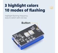 Lumière De Drone Pour Dji Mavic Air 2 Pro Inspire 2 Pro Etc, Lumière Anti-Collision Réglable En 3 Couleurs-Générique