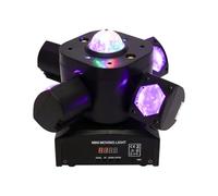 Lumière de fête Moving Head 100 W RGBW, 4 bras, DMX, télécommande | Plastique + fer, RGBW, 540° horizontal, 180° vertical, DMX512, maître-esclave, contrôle de la musique, boule disco