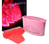 Lumière De Flamme De Simulation De Scène, Lumière De Scène De Faux Feu, Lampe De Flamme 36led Accessoire De Lampe De Feu De Camp, Lumière De Flamme pour Festival, Fête, Pink, 2.0m
