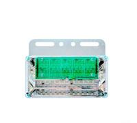 Lumière de Gabarit 24V Plastique Durables Lumière de Gabarit(green) | LED ultra-lumineuses, étanchéité IP5K9K, immersion sûre, plastique pour robuste, visibilité pluie