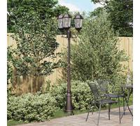 vidaXL Lumière de jardin bronze 235 cm aluminium