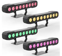 Lumière de lavage, effets RGBW,DMX512, ZQ06190-4pcs, fiche EU