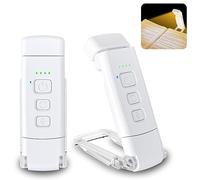 Lumière de lecture Alyvisun, 3 Modes de Couleur & 5 Niveaux de Luminosité Réglables, [Fonction Minuterie & Rechargeable via USB] Lampe à Pince pour Livres au Lit, Autonomie de 80 Heures (blanc)