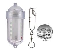 Lumière de leurre LED de poisson, LED pour appât sous- en eau profonde, outils de nuit avec joint en caoutchouc pour canoë, quai, kayak