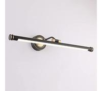 Lumière de Miroir En Cuivre Led Pour L'Entrée, Lampe de Chevet de Salle Den, Luminaires Rotatifs Pour Maquillage, Lampe Murale En Laiton Pour Armoire À Miroir, Éclairage Pour Cadre Et Tableau/56Cm