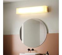 Lumière de Miroir En Verre À Led Dimmable 3000K-6000K Lumière de Salle Den Lampe de Miroir de Maquillage Lumière de Maquillage Lampe de Jour Lumière de Cabinet Imperméable Pour La Maison/60Cm24W