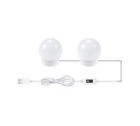 Lumière De Miroir Led À Capteur Intelligent, Lumières De Maquillage, De Vanité, De Salle De Bains, Lumière De Miroir Réglable Par Usb, Lampe Murale De Coiffeuse 3 Couleurs
