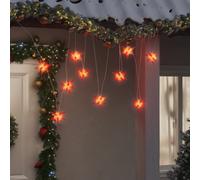 vidaXL Étoile de Moravie 10 LED rouge 10 cm