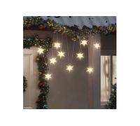 Lumière de Noël 10 LED, Eclairage d'Etoile de Noël Suspendu, Décoration Lumineuse de Noël Fête Intérieur Extérieur, 356203