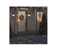 Lumière de Noël avec Piquet LED Pliable, Eclairage d'Etoile de Noël, Décoration Lumineuse de Noël Intérieur Extérieur, Moderne, Rouge 57 cm
