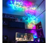 Lumière de Nuage Éclair de 5 M, Lampe de Nuage de Tonnerre de Noël, Lampe Atmosphère Nocturne D'Halloween, Décoration de Bandes de Lumières Led, Décoration de Noël Pour la Maison, Chambre, JZRRSLUHK