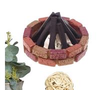 Lumière de nuit de feu de camp | Lumière de feu de camp miniature à LED | Résine réaliste scintillante | Pour Dortoir Salle d'étude Chambre Cuisine Appartement Pendaison de crémaillère Anniversaire