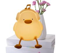Lumière de nuit en silicone Duck Touch | LAMPE DE GLOW SOFT PORTABLE POUR LA SALLE DE CHAMPS KIDES | Lumière de chevet de pépinière mignonne avec un éclairage d'humeur doux pour le confort de sommeil,