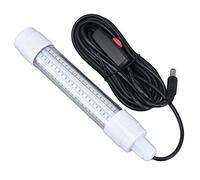 Lumière de Pêche Super Lumineuse 126 LED Lampe de Recherche de Poisson de Nuit sous-Marine 1000lm pour la Pêche en Eau Profonde, IP68 étanche 13W AC12-36V (Chaud 2700K à 3000K)
