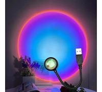 Lumière de photographie LED arc-en-ciel USB,téléphone portable,veilleuse auto-néon,budgétaire de photographie,escales murales - Type Rainbow #C