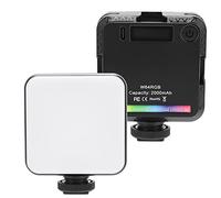 Lumière de Photographie RVB, Caméra LED Portable 360 ° Full Color 2500-9000K Lumière de Photographie, 2000mAh Rechargeable, pour la Photographie de Nature Morte, Vidéoconférence, éclairage, Photogra