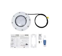 Lumière de piscine LED RGB, luminosité de 2500 lumens, 11 modes d'éclairage, BLANC