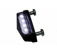Lumière De Plaque À 4 LED Mod. QUADRO En Aluminium Anodisé Noir