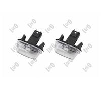 Lumière De Plaque D'Immatriculation ABAKUS 038-06-905LED Pour CITROËN, PEUGEOT