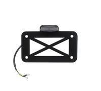 Lumière De Plaque D'immatriculation Arrière De Moto, pour Chopper pour Bobber pour Support D'enregistrement Latéral LED Support de Plaque d'immatriculation de Moto