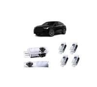 Lumière de Porte pour Audi, 4 Pièces Lumières Menées de Porte de Voiture, Projecteur de Porte de Voiture pour A1/A3/A4/A5/A6/Q3/Q5/Q7/A7/A8/R8/TT