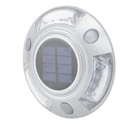 Lumière de Quai Solaire, Lumières de Pont Solaires Pratiques Lumières de Quai d'allée 12 LED IP68 étanche Lumières d'avertissement Extérieures pour Trottoir, Lumières de Chemin
