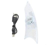 Lumière de rayon de vélo, lumière LED rechargeable, lumière décorative pour vélo de nuit, visibilité de sécurité (bleu)