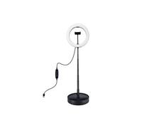 Lumière de remplissage d'anneau RGB 29cm, dimmable, avec trépied rotatif à 360 degrés-noir