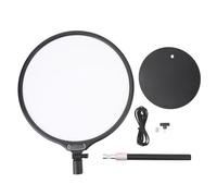 Lumière de Remplissage de Bureau USB 36 cm 2900 K-6600 K Lumière de Remplissage pour Selfie de beauté Lumière de Bureau pour Selfie avec 168 puces LED pour la Photographie en (Noire)