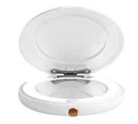 Lumière de remplissage magnétique avec miroir de maquillage pour smartphone, support de téléphone portable 3 en 1, intensité variable en continu avec fonction mémoire, température de couleur 2500-9000