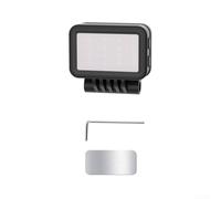 Lumière de remplissage magnétique portable compatible avec DJI 2 3 4K et DJI pour nano drones Boîtier ABS pour un meilleur éclairage du sujet (noir)