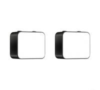 Lumière de remplissage pour appareil photo compatible avec DJI Pocket 3 pour un éclairage amélioré du sujet lors des entretiens, des vlogs et des projets créatifs (2 pièces)