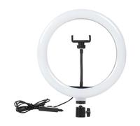 Lumière de remplissage pour photographie téléphone - Lampe LED selfie avec trépied clip, accessoire éclairage studio outil transmission vlogs | La lumière rechargeable du halo l'enregistrement vidéo