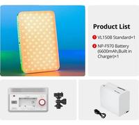 Lumière de remplissage RGB, luminosité réglable, compatibilité universelle, VL15B Kit 1