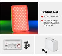 Lumière de remplissage RGB pleine couleur, design compact, options bicolores, VL15C Kit 5