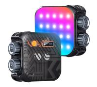 Lumière de Remplissage, Vidéo de Photographie Portable Polychrome RGB 360° 2500K - 9900K CRI 96, 21 Effets de Lumière Noir