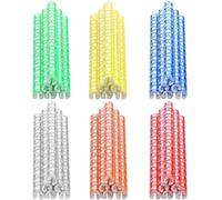 lumière de Roue de vélo Lot de 12 Clips de Jante de Roue for vélo, éclairage de sécurité Nocturne en Plein air, réflecteur réfléchissant, Bande de vélo, Accessoires de vélo(Green)