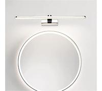 Lumière de Salle Den A Mené La Lumière de Miroir de Salle Den Imperméable Lampe de Cabinet de Miroir, Illumination D'Œuvre, Lumière Murale Résistante À L'Humidité En Aluminium, 44Cm/40Cm White Light